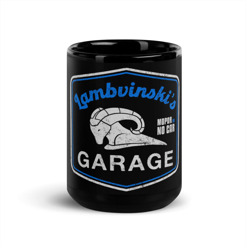 Black Logo Glossy Mug
