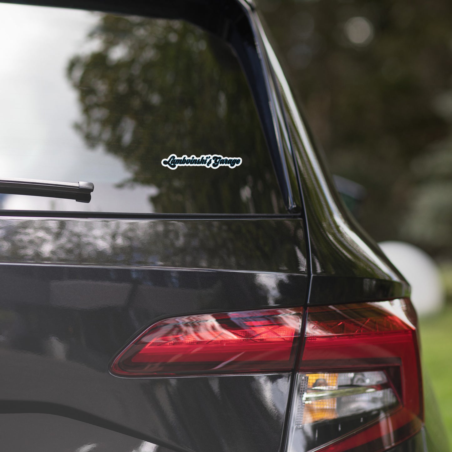 Lambvinski's Garage Bubble-free stickers